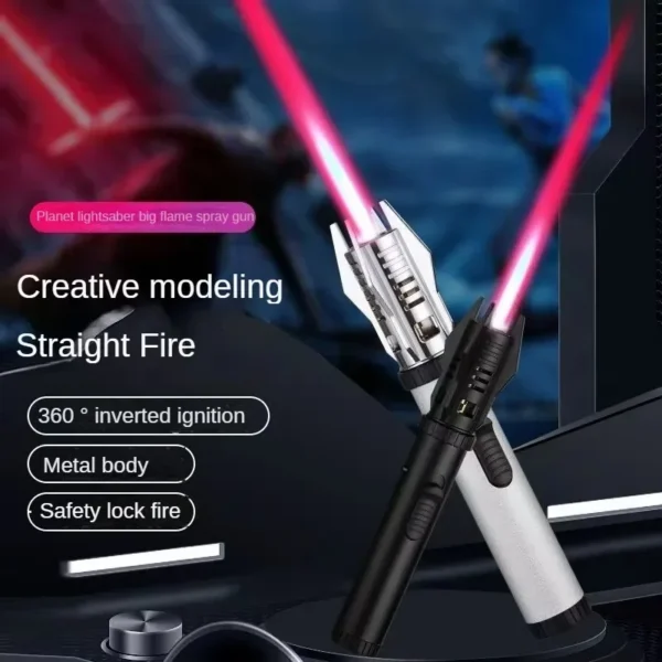 Self Defence Windproof Torch Flame Lighter