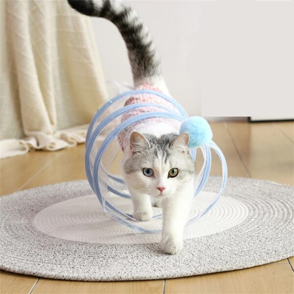 Self-play Cat Hunting Spiral Tunnel Toy - Image 4