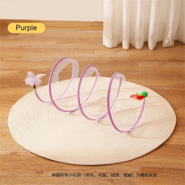 Self-play Cat Hunting Spiral Tunnel Toy - Image 8