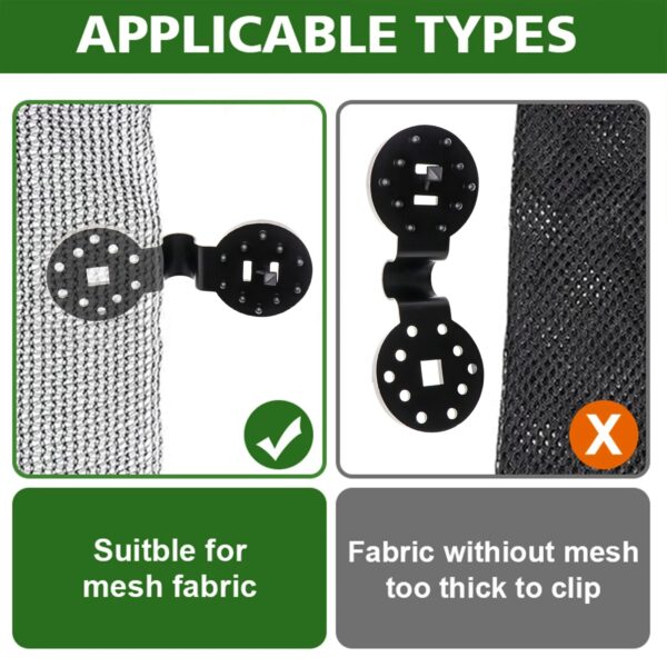 Shade Cloth Plastic Clips - Image 2