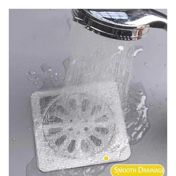 Shower Drain Hair Catcher Mesh Stickers - Image 3