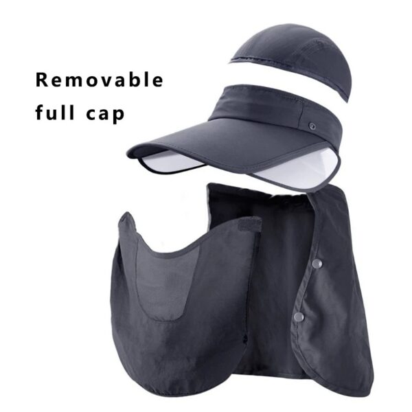 Side Border Light Sunscreen Fishing Hat - Image 3