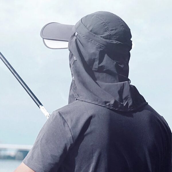 Side Border Light Sunscreen Fishing Hat - Image 4