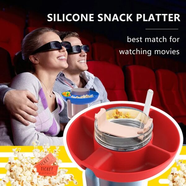 Silicone Snack Bowl for 40oz Stanley Cup - Image 2