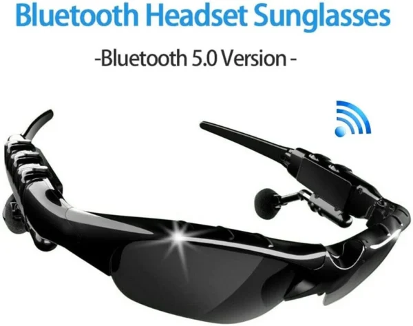 Smart Bluetooth Headset Polarized Sunglasses - Image 2