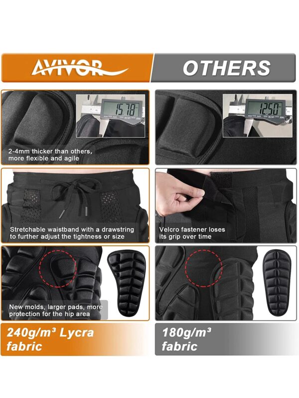 Snowboard And Ski Impact Shorts - Image 3