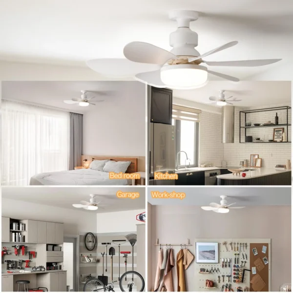 Socket Cooling Fan Smart LED Light - Image 3
