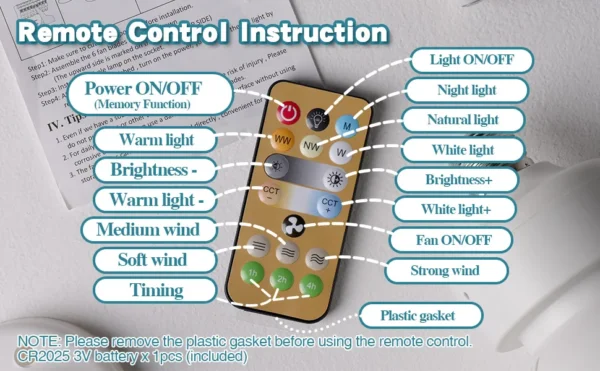 Socket Cooling Fan Smart LED Light - Image 6