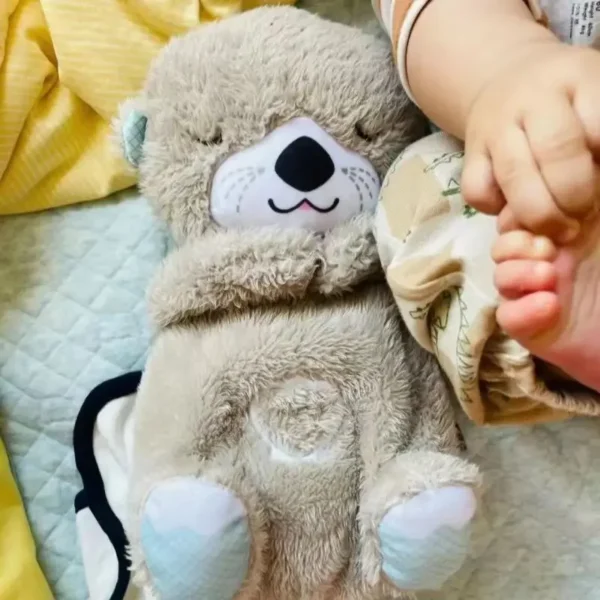 Soft Rhythmic Breathing Plush Teddy Bear - Image 2
