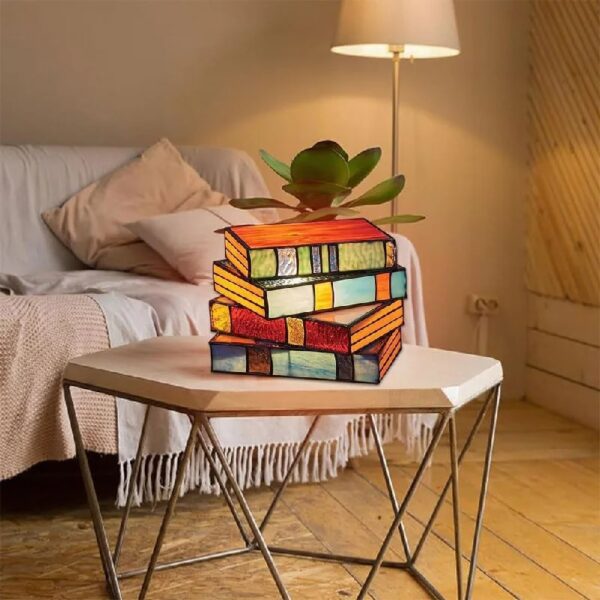 Stacked Books Lamp - Image 3
