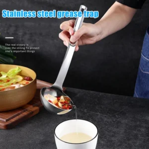 Stainless Steel Grease Fat Separator Spoon