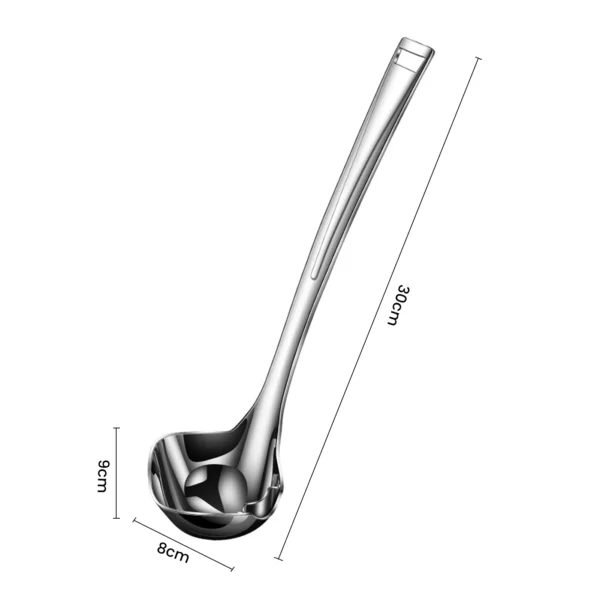 Stainless Steel Grease Fat Separator Spoon - Image 4