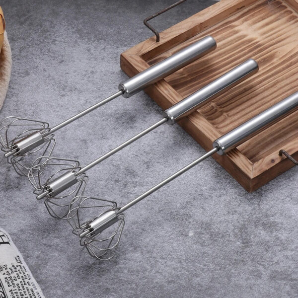 Stainless Steel Semi-Automatic Whisk - Image 5