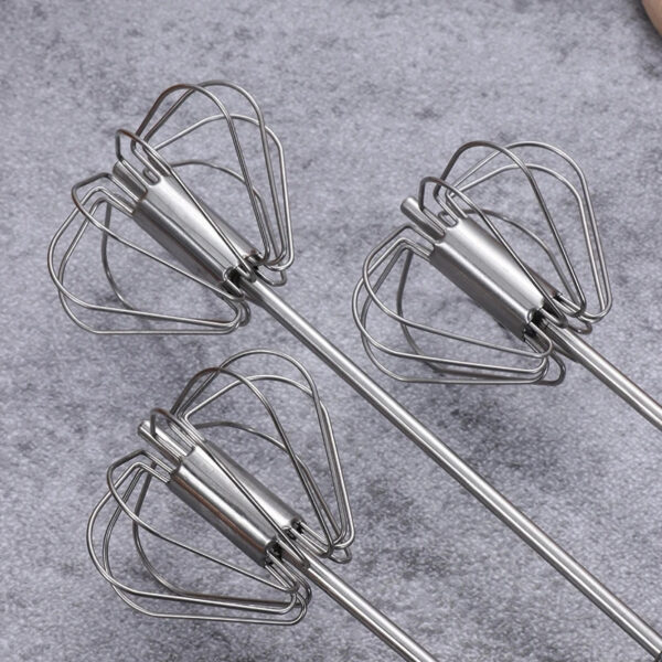 Stainless Steel Semi-Automatic Whisk - Image 4