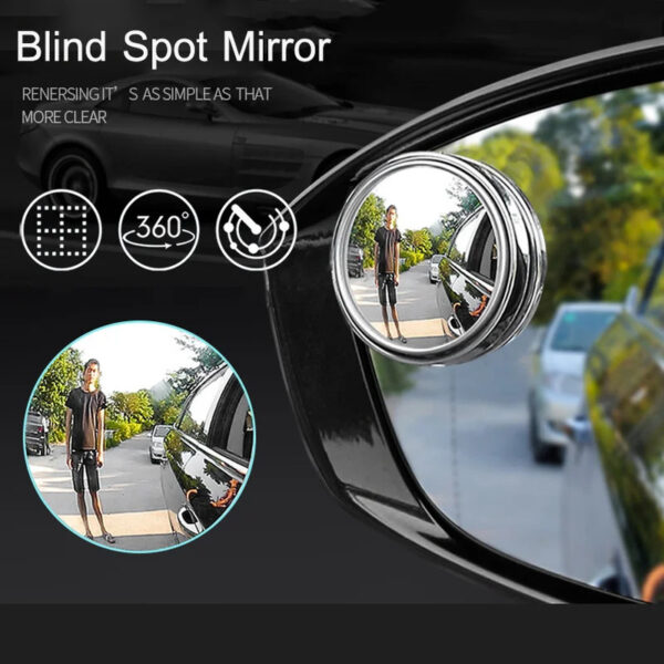 Suction Cup Car Convex Blind Spot Mirror - Image 5