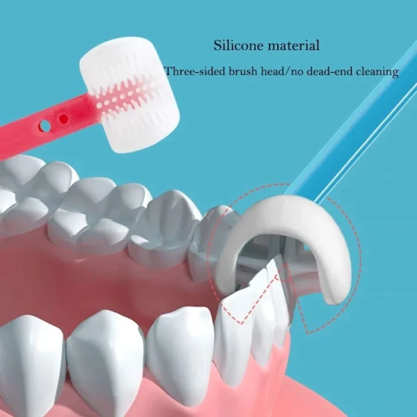 Three-sided Children's Toothbrush - Image 6