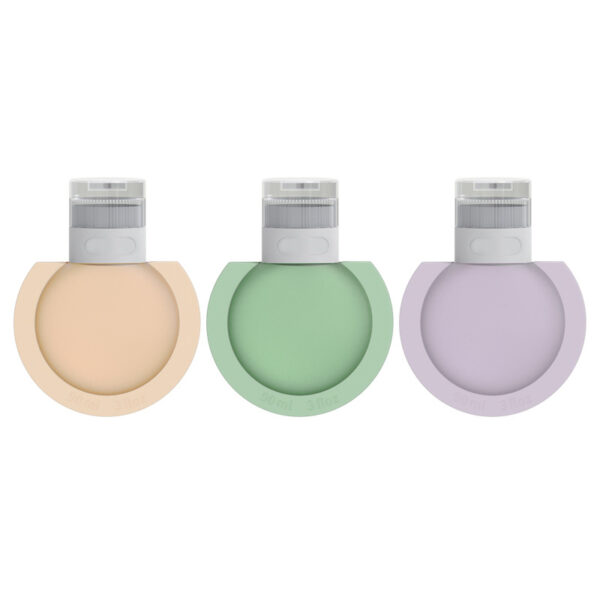 Travel-sized Round Silicon Bottles - Image 5