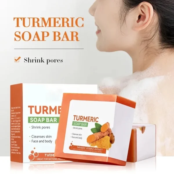 Turmeric & Kojic Acid Brightening Soap - Image 2