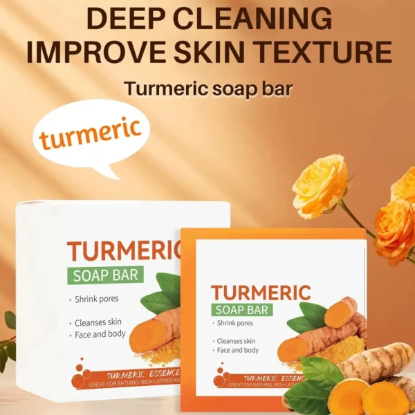 Turmeric & Kojic Acid Brightening Soap - Image 4