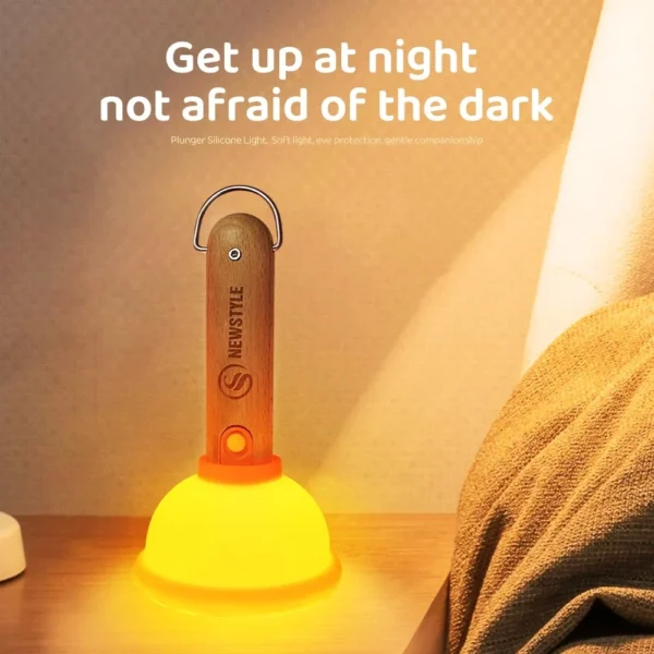 USB Rechargeable Plunger Night Light - Image 2