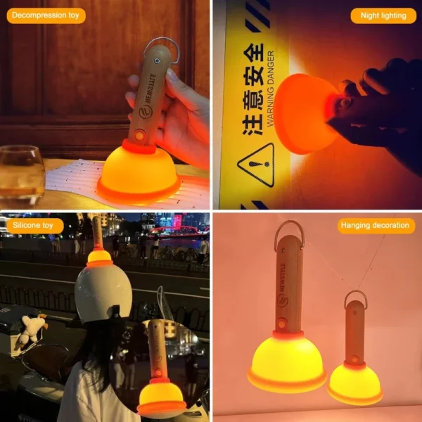 USB Rechargeable Plunger Night Light - Image 4