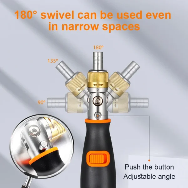 Universal Two Way joint Ratchet screwdriver - Image 5