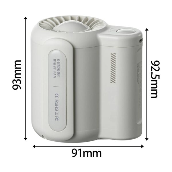 Waist-Mounted Electric Fan - Image 3