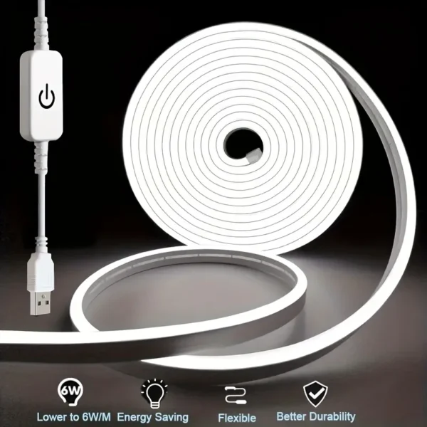 Waterproof Flexible LED Neon Strip Room Light (1M - 4M)