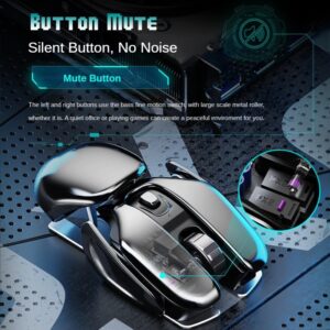 Wireless Ergonomics Metal Mouse