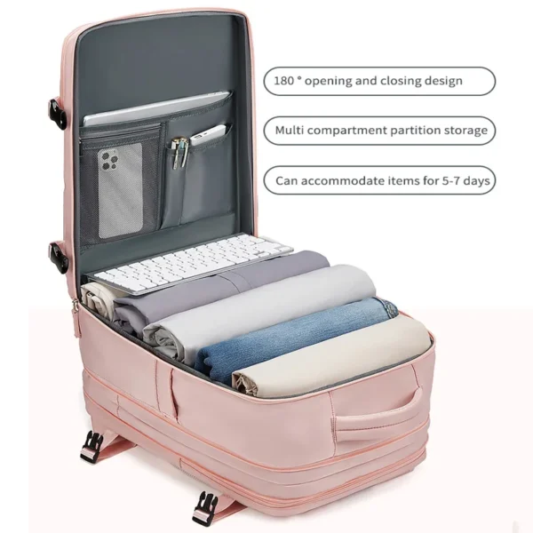 Women Travel Minimalist Backpack - Image 4
