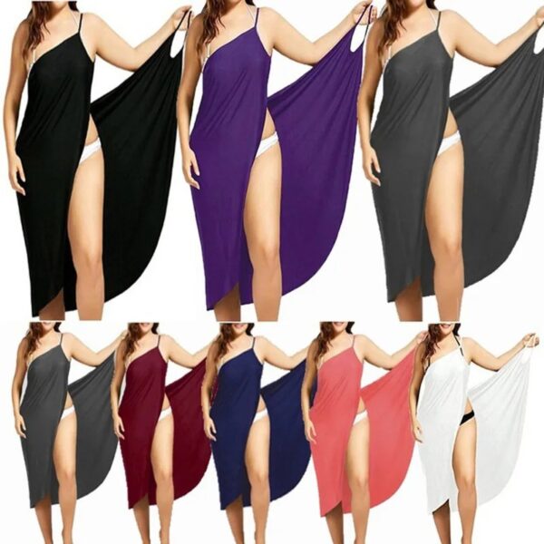 Women's Beach Wrap Dress Cover-up - Image 5