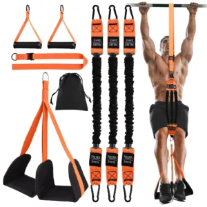 Pull-Up Assistance Bands Set – Resistance Straps for Chin-Ups, Hanging Training & Full-Body Stretching