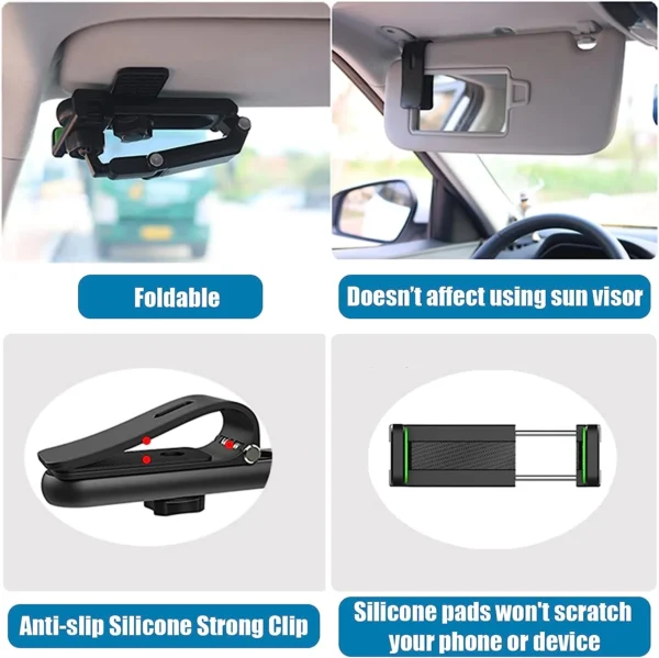 1080° Rotating Multifuction Car Phone Holder - Image 3