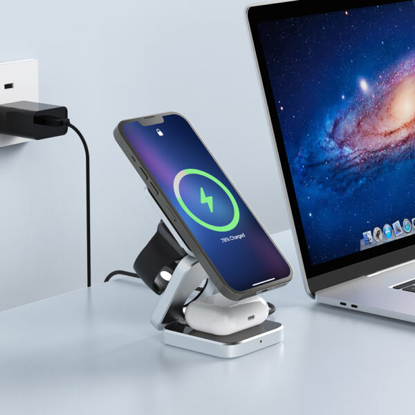 3 in 1 Folding Wireless Charging Station - Image 4