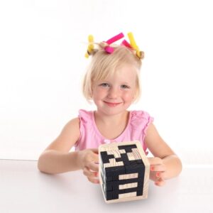 3D Wooden Cube Puzzle