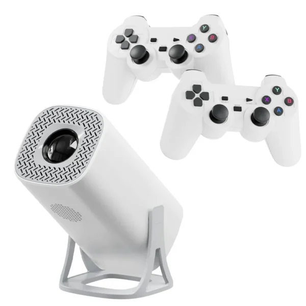 4K Smart Projector with 2 Gamepads – Android 11, WiFi 6, Bluetooth, Portable Home Theater & Gaming (30,000+ Games) - Image 6