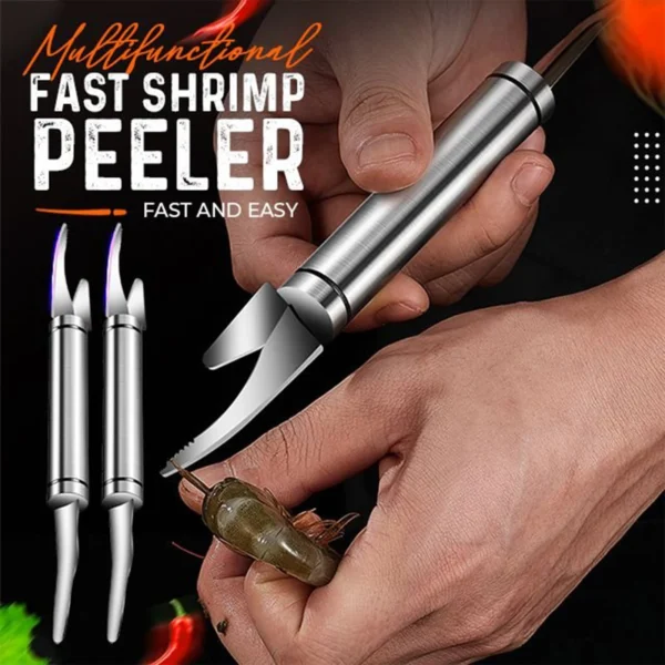 5 in 1 Multifunctional Shrimp Deveiner and Peeler Knife Tool