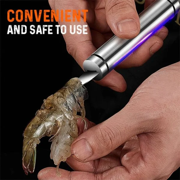 5 in 1 Multifunctional Shrimp Deveiner and Peeler Knife Tool - Image 5