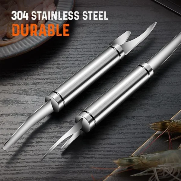 5 in 1 Multifunctional Shrimp Deveiner and Peeler Knife Tool - Image 4