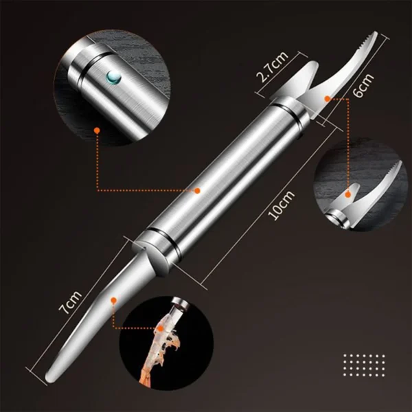 5 in 1 Multifunctional Shrimp Deveiner and Peeler Knife Tool - Image 6