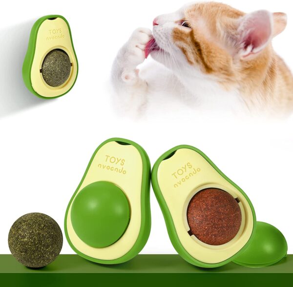AVOCADO EDIBLE CATNIP WALL BALL