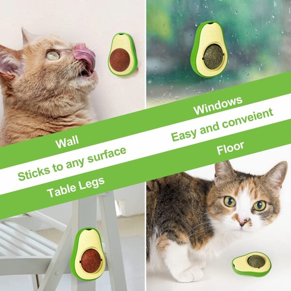 AVOCADO EDIBLE CATNIP WALL BALL - Image 3
