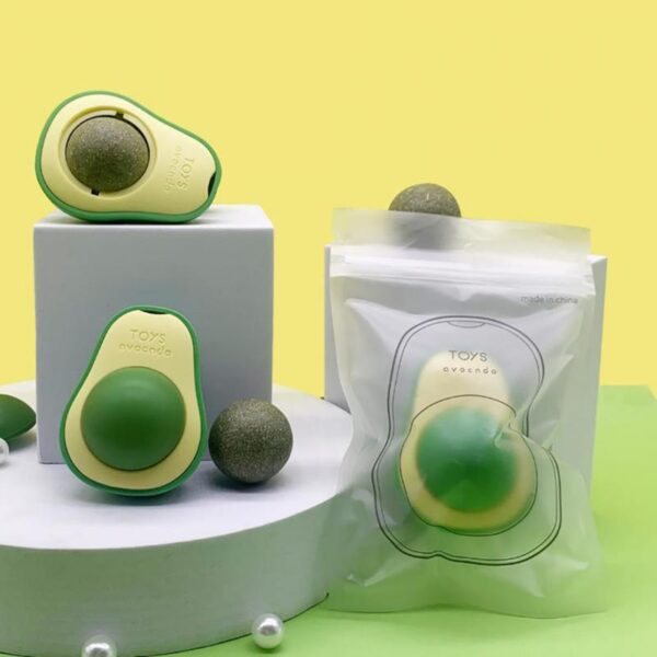 AVOCADO EDIBLE CATNIP WALL BALL - Image 4