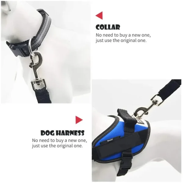 Adjustable Pet Car Seat Belt – Safety Harness Lead Clip for Dogs & Cats, Vehicle Travel Accessory - Image 4