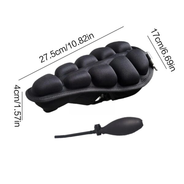 Aircush Saddle Cover Foldable Inflatable Airbag Seat Cushion - Image 4