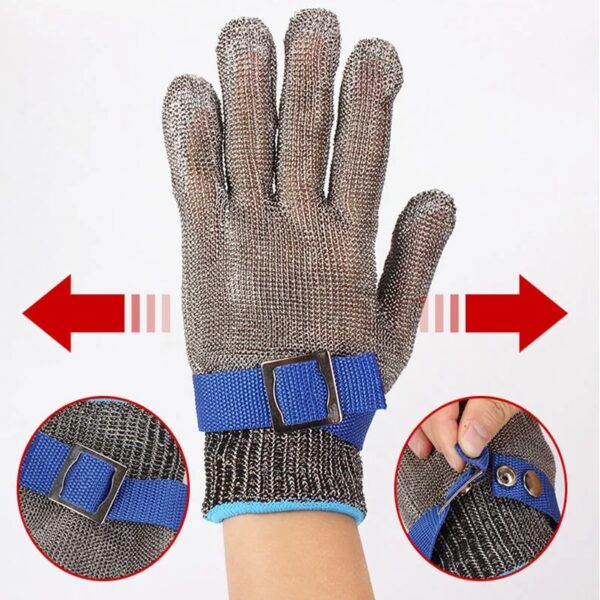 Anti-Cut Stainless Steel Gloves - Image 3