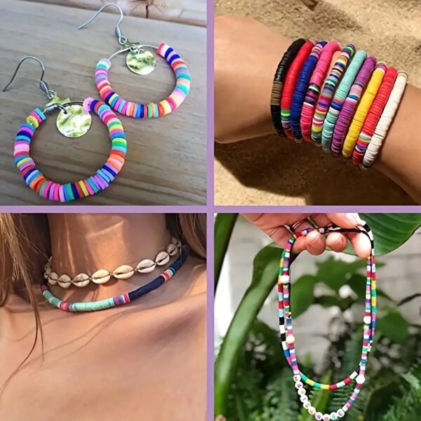 Clay Beads Bracelet Making Kit - Image 2