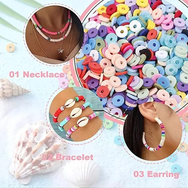 Clay Beads Bracelet Making Kit - Image 4
