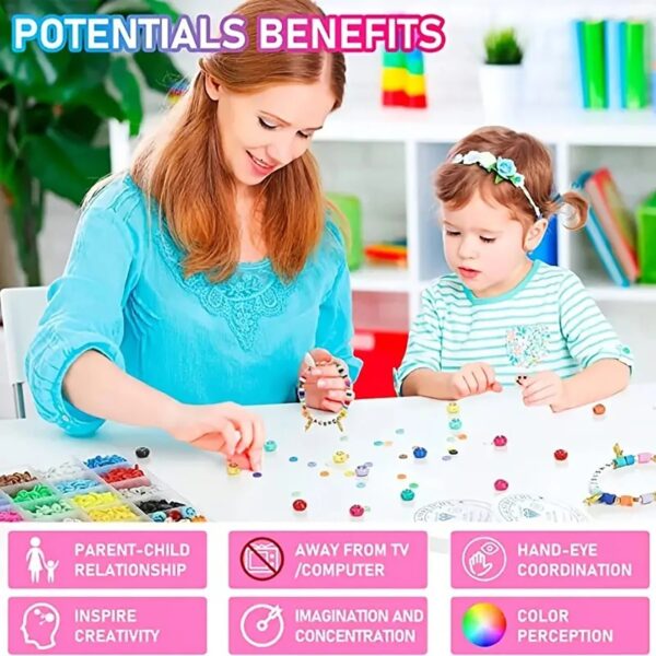 Clay Beads Bracelet Making Kit - Image 3