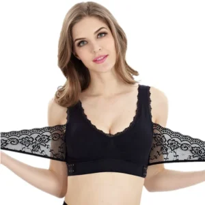 Comfy Corset Front Cross Side Buckle Lace Bras